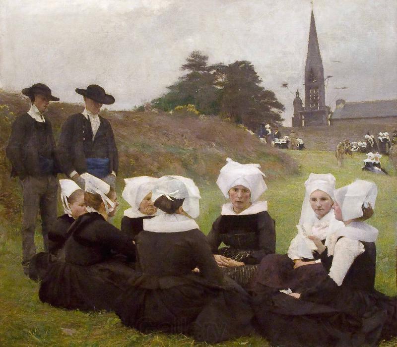 Pascal Dagnan-Bouveret Breton Women at a Pardon